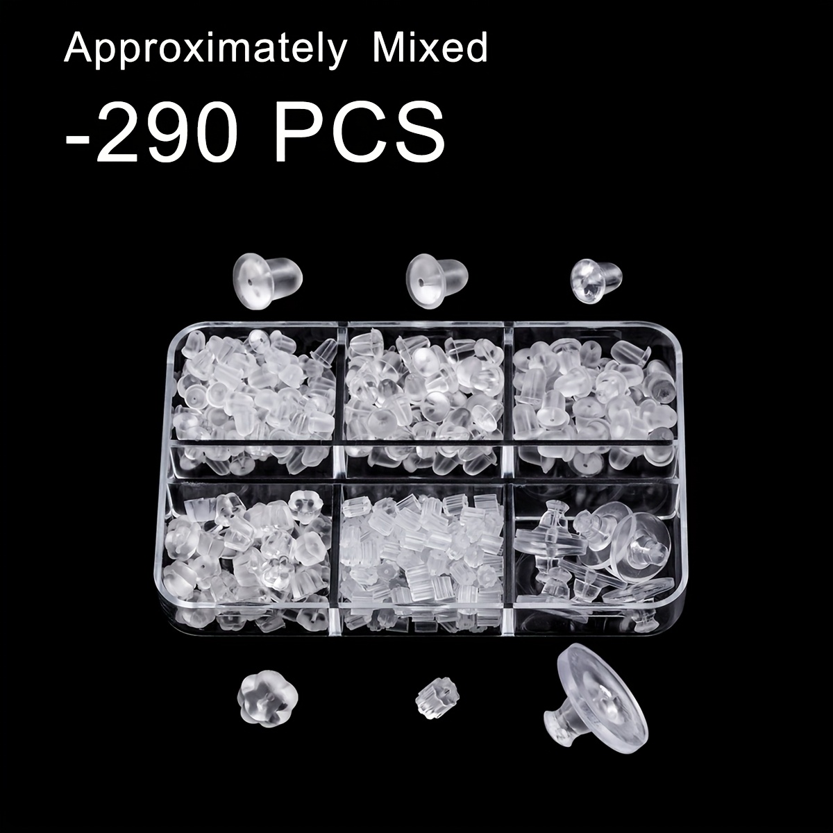 Secure Earring Backs With Comfortable Pads - Perfect For Heavy Earrings, Ears, Studs, And Fishhooks - Replacements For Clutch Back Earrings Supplies
