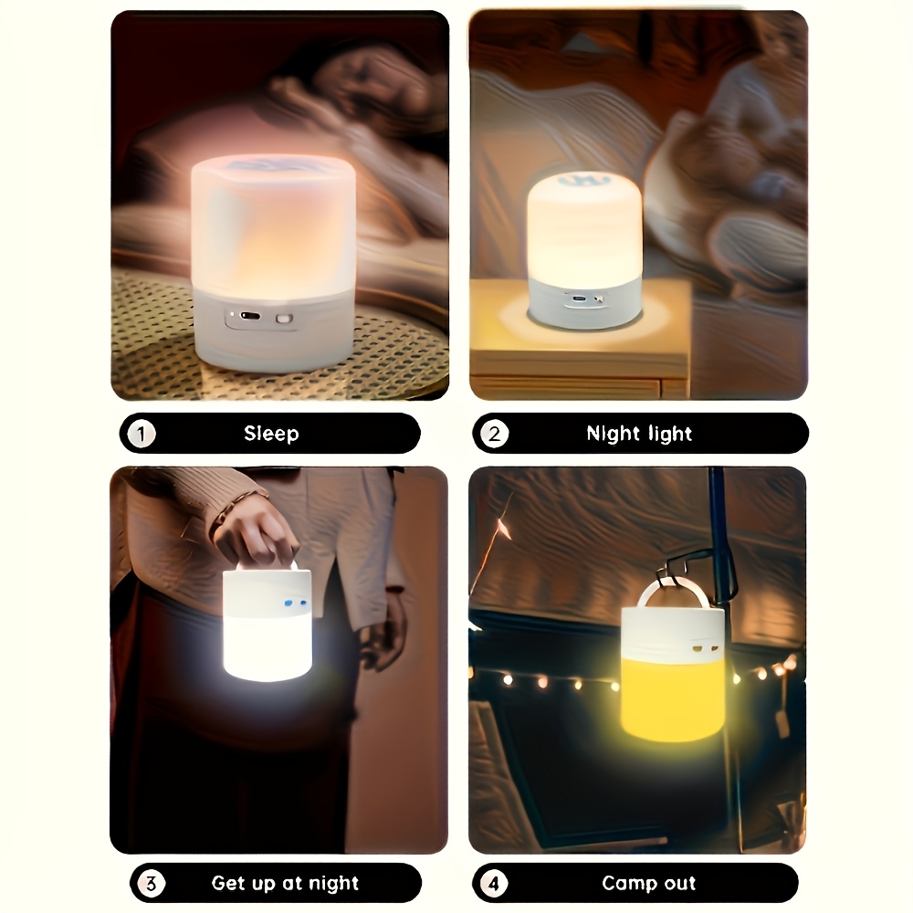 LED Touch Smart Light, Dimmable Decorative Light for Home