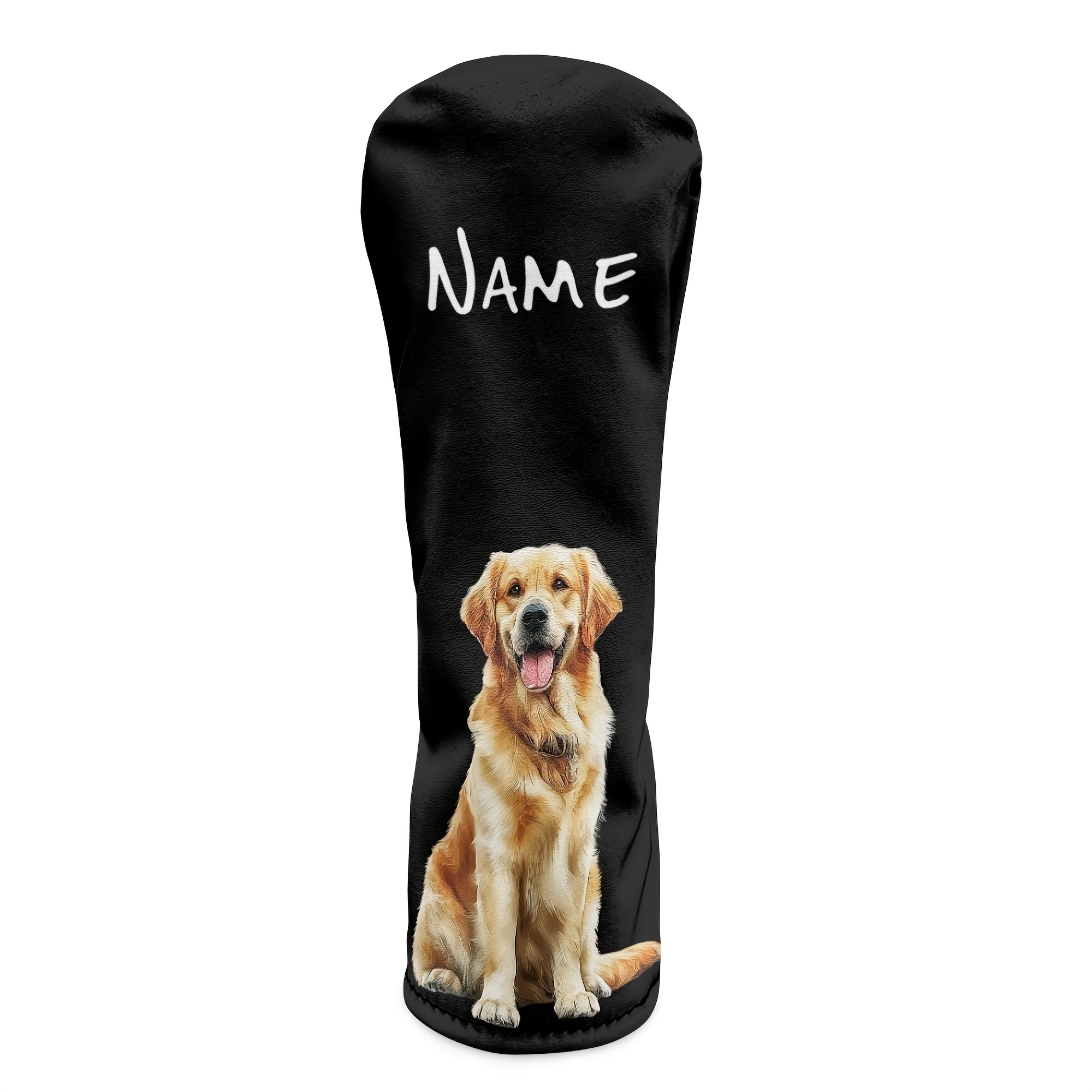 TEMU 1pc Customized Golf Club Head Cover - Customized Image And Name, Golf Club Head Protection, Suitable For Drivers, Woods And , Golf Additions,