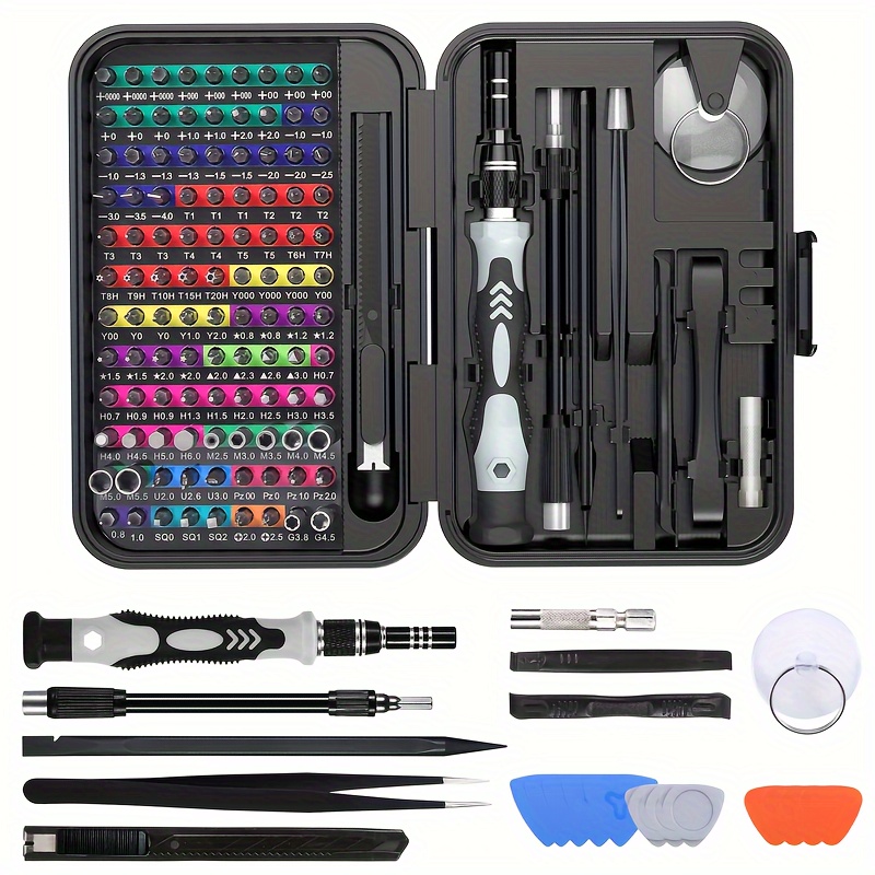 

132in 1 Precision Screwdriver Set Magnetic Screwdriver Set Kit Electronics Repair Screwdrivers Tool Kit Computer Phone Professional Handle Repair Tool Kit