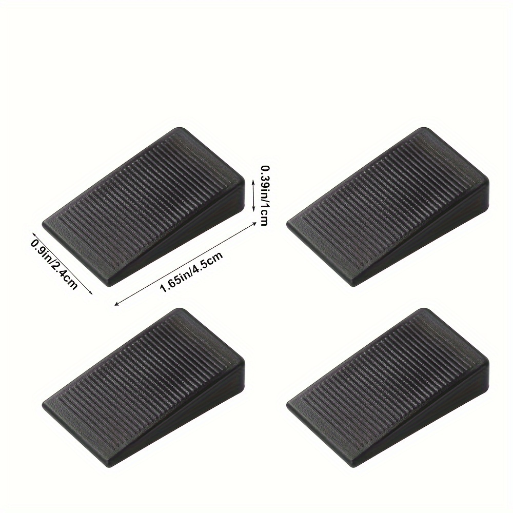 Set Of 4/8 Door Stoppers - Windproof, No Drilling Required, And Safety Wedges To Prevent , Suitable For Protecting Walls And Furniture In Homes And Offices