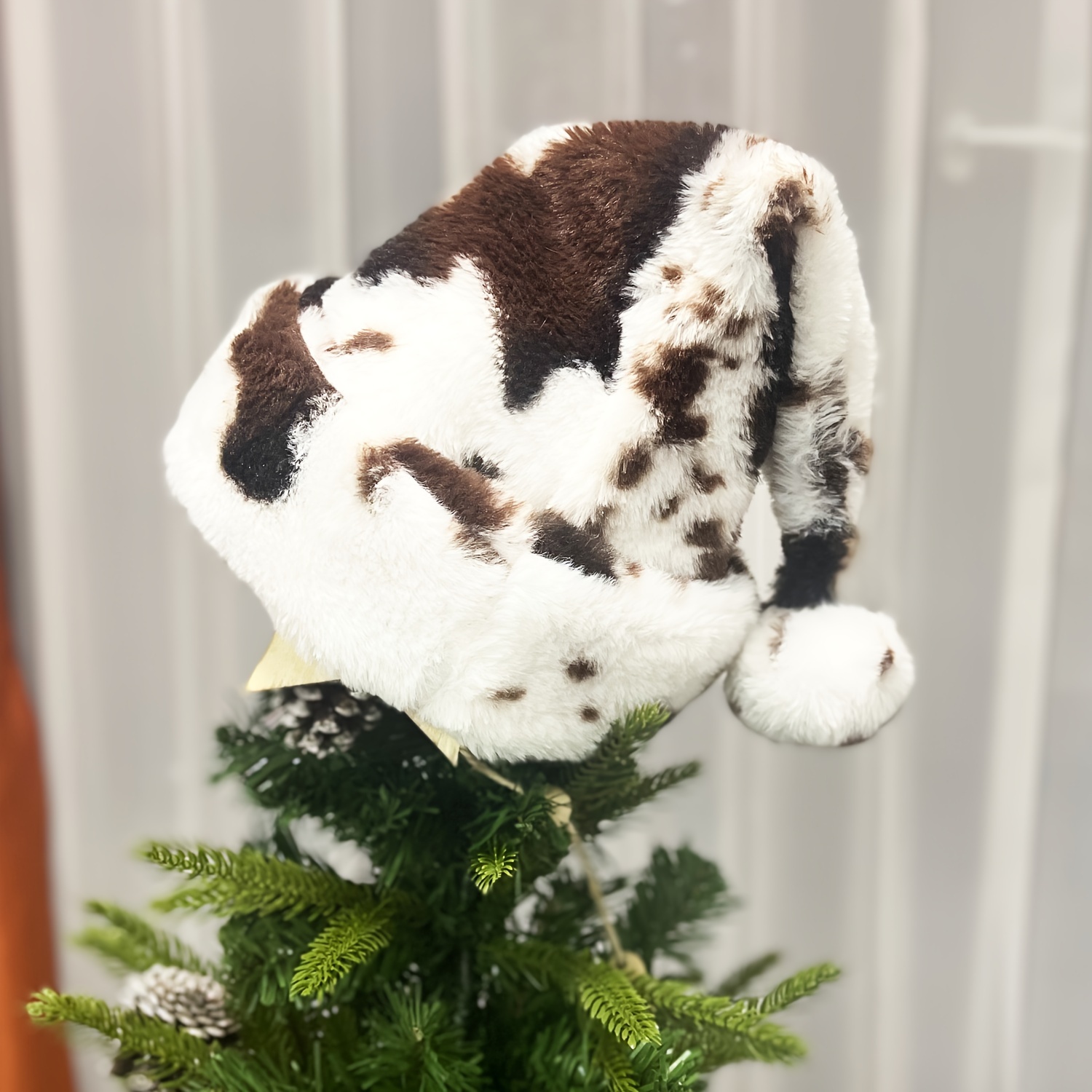 

[customer ] Print Plush Christmas Hat, & Soft For Holiday Parties And Celebrations