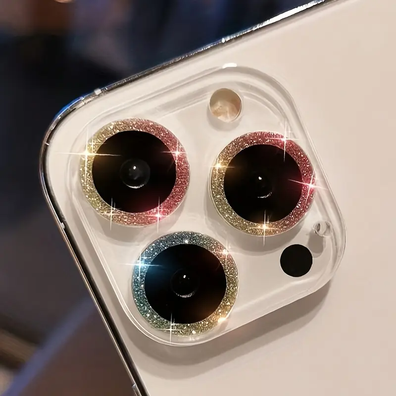 Protezione Lente IPhone Metallo Cover Obiettivo Fotocamera In Alluminio E Vetro Temperato Per IPhone (12-16 Pro Max) - Protezione Totale Cover Obiettivo Iphone 14 15 16 Pro Max - Foto 3