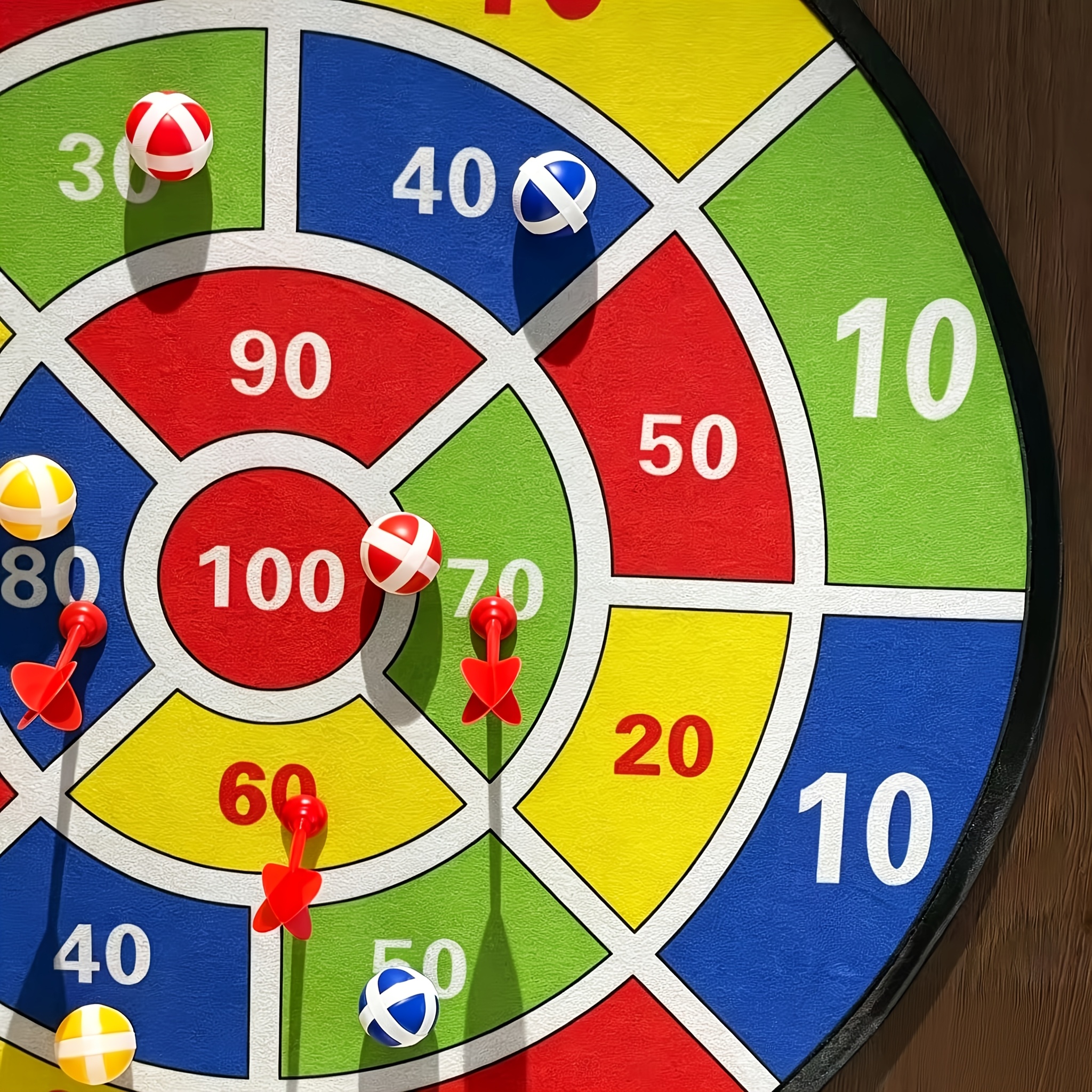 Dart and Dartboard Throwing Set for Indoor and Outdoor Games