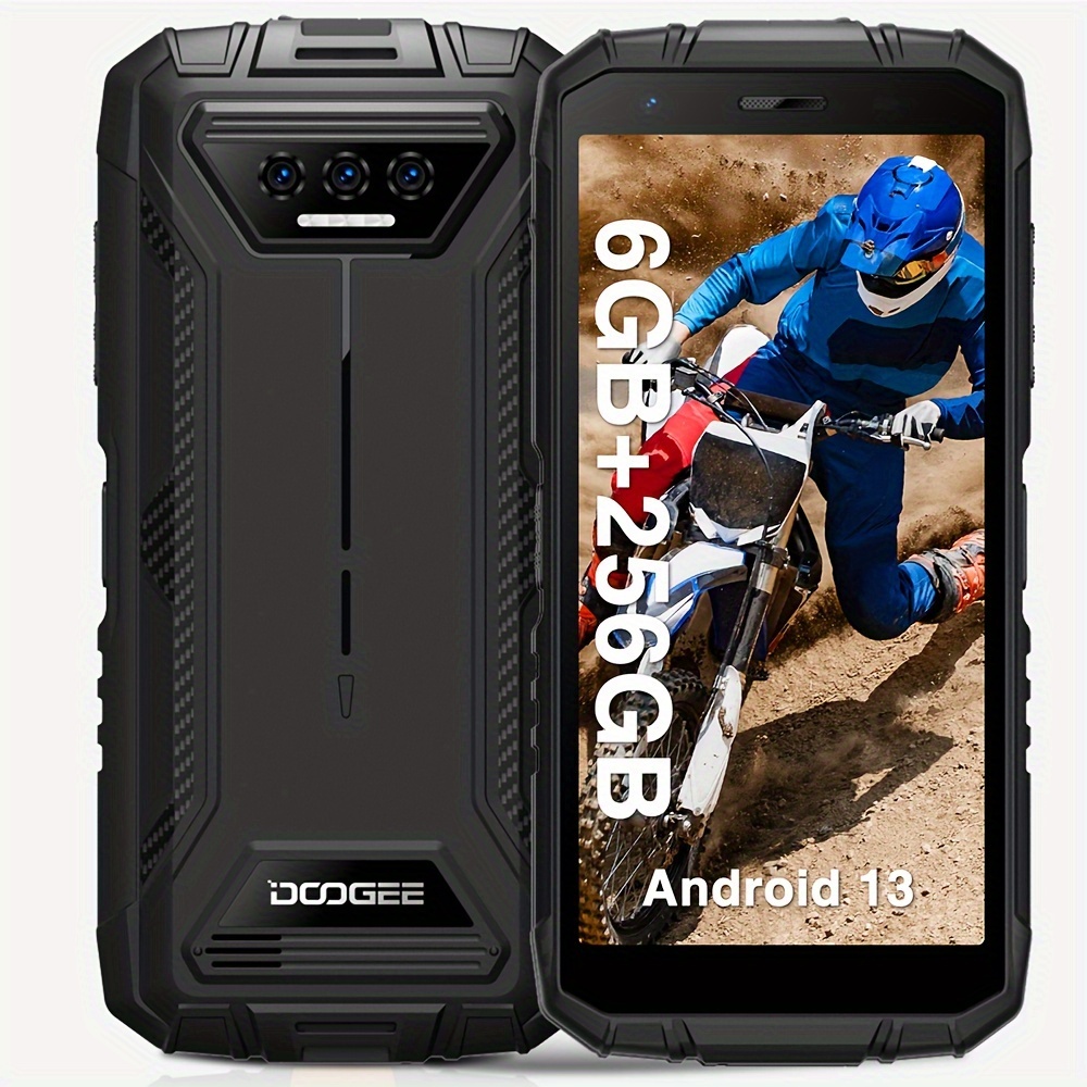 

Doogee S41 Max Smartphone 2024, 6gb + 256gb/sd 1tb Phone 13, 6300mah Cell Phone, 5.5" Hd+ Display, Outdoor 4g Mobile Phone, Nfc/wifi/otg