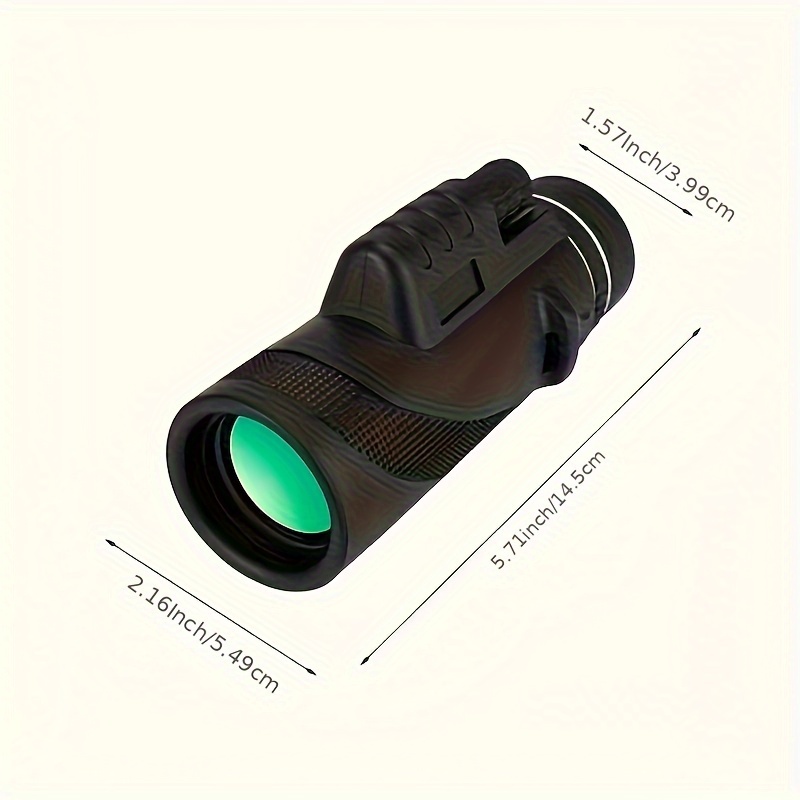 8X42 HD Portable Telescope Green Film Objective Lens Powerful High Quality Telescope Remote High Power Wide Angle Open Field Telescope Can be used for camping trips, bird watching, mountain climbing, hiking, Best gift for family and friends