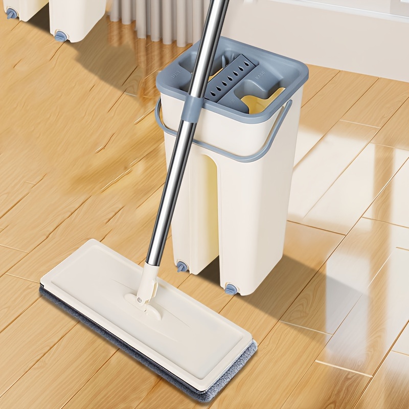 TEMU -clean -free Mop And Bucket Set Dry/wet Separation - For , Bathroom, Room & Bedroom