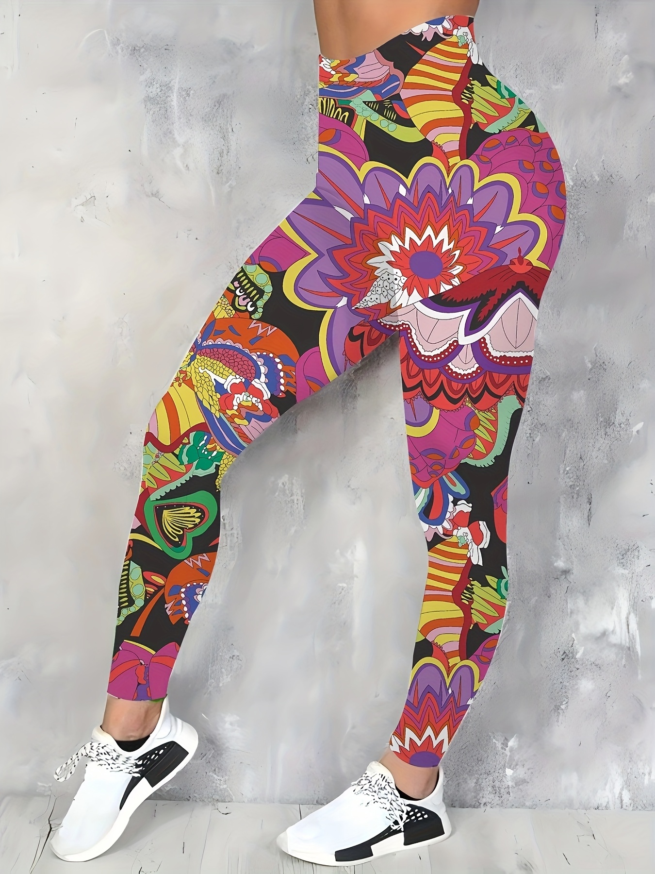 floral leggings sold on Temu United States