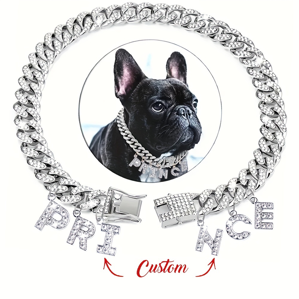 dog tags necklaces sold on Temu United States