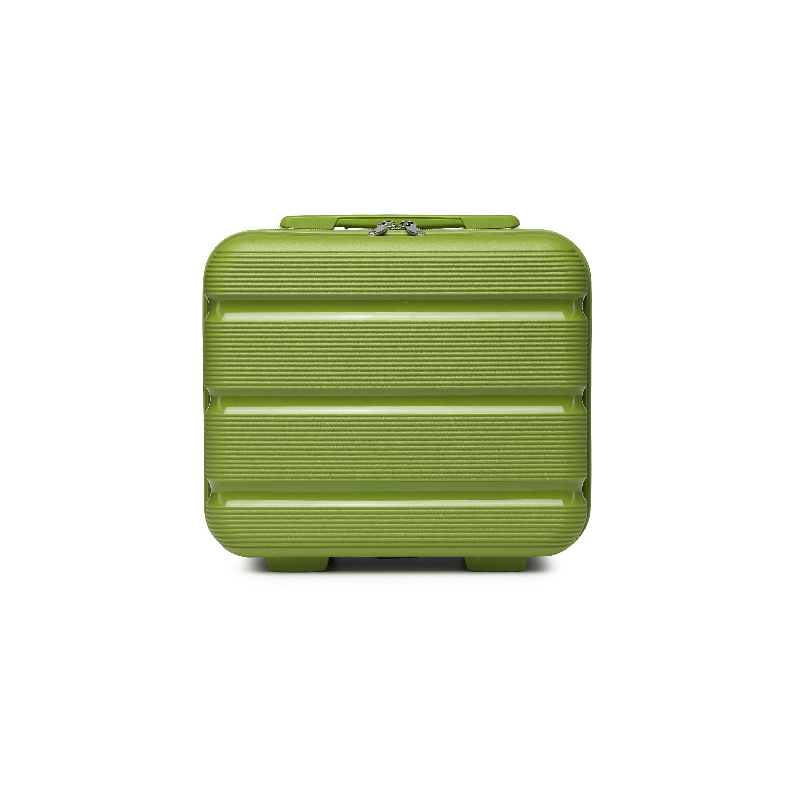Kono Green Hard Suitcase Made Of Lightweight Polypropylene, Featuring 4 Wheels And A Built-in