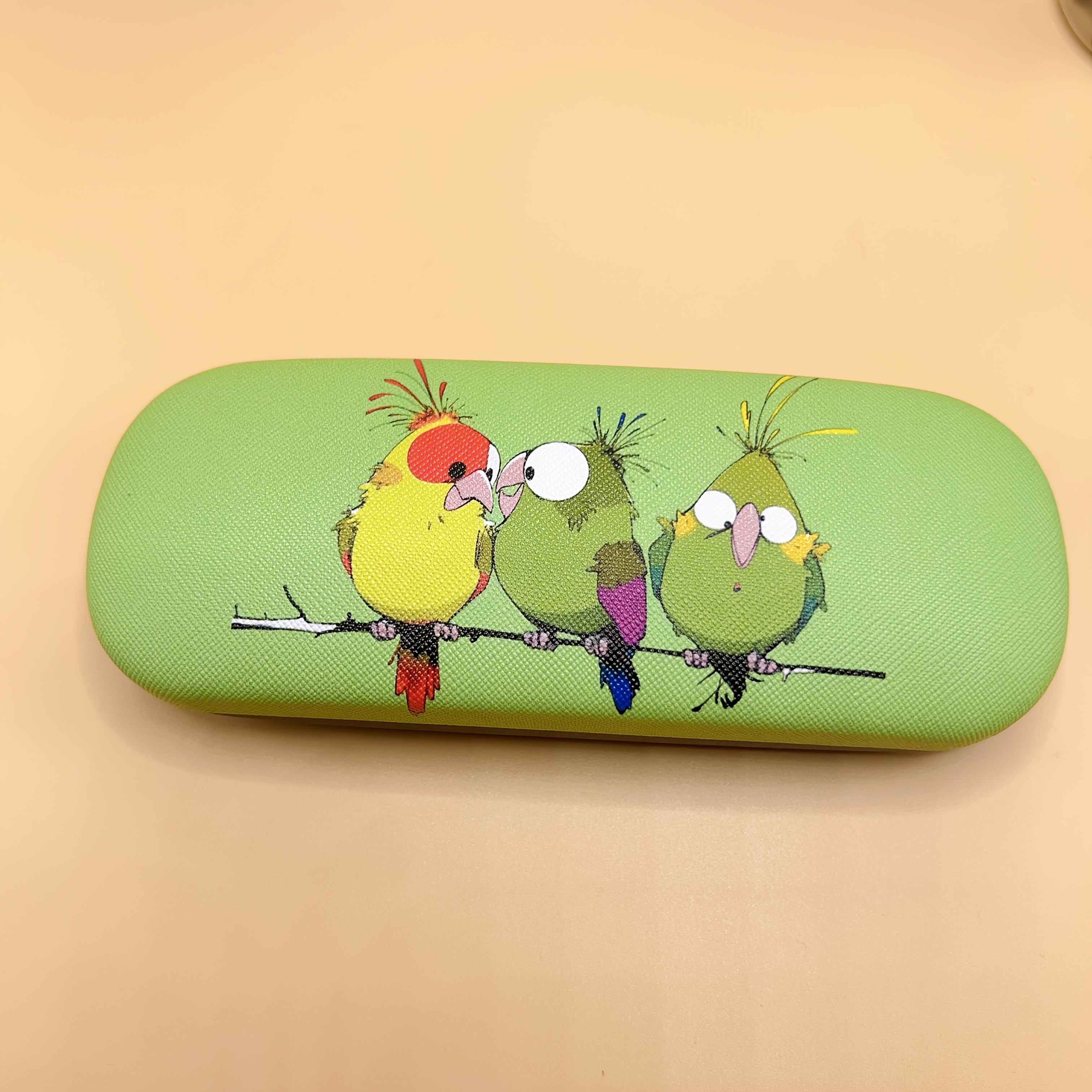 Image of A Cute Cartoon Glasses Case For Storage, Suitable For Men's And Women's Glasses, Perfect As A Holiday Gift