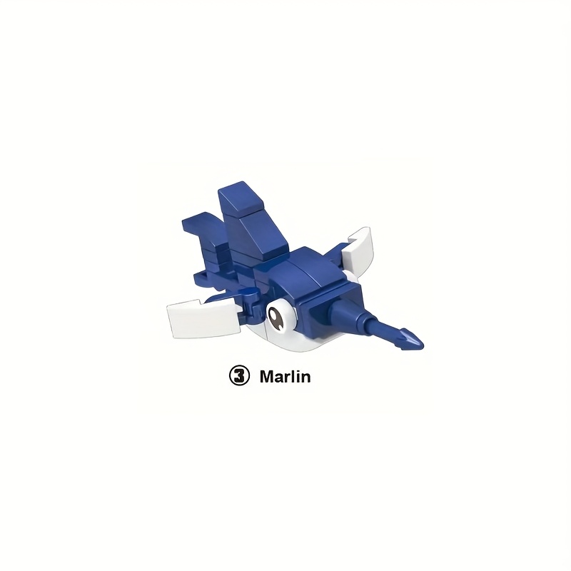 Ocean Explorer Mini Building Blocks Marine Animal Figures DIY Assembly Toy