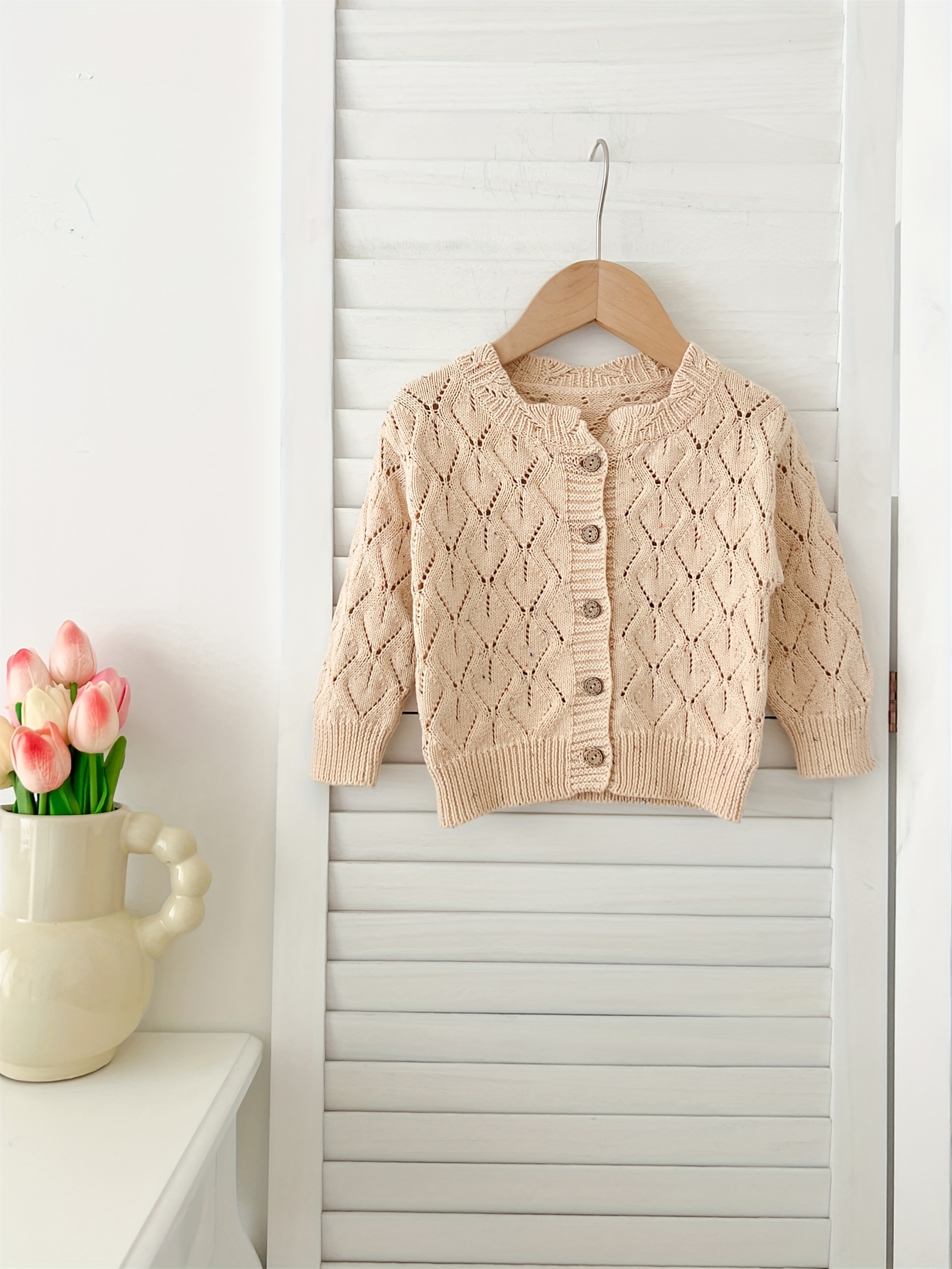 Jacket Half Sleeve Sweater For Baby Girl Baby Girl Shawl Jacket