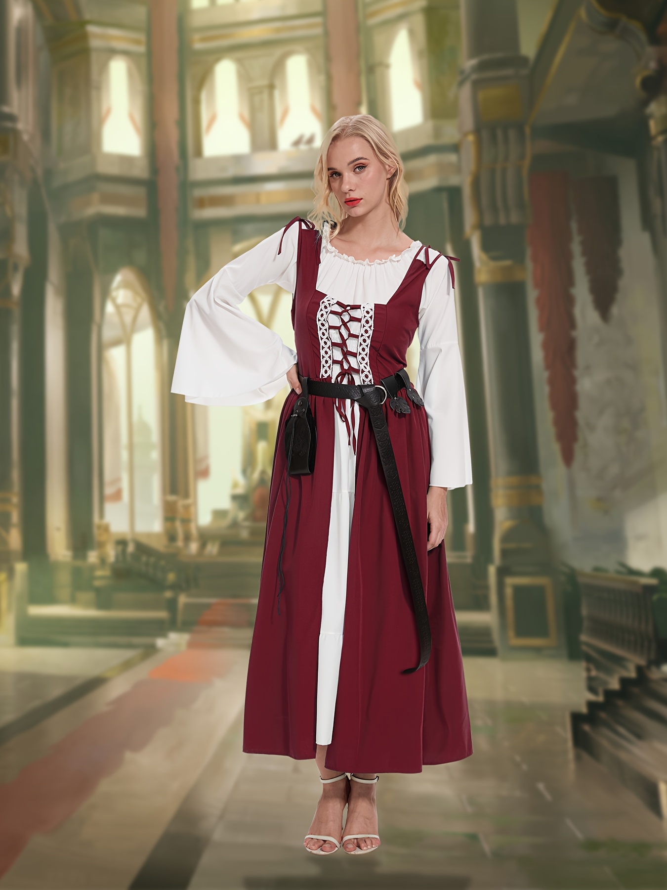 traje piezas vestido mujer halloween - Temu Spain, image size:800x1067