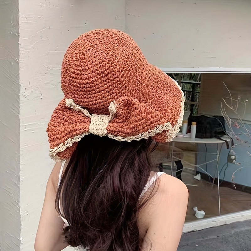 Handwoven Straw Hat, Beach Sun Hat With Enlarged Brim, Sun Hat For Women In  Summer, Versatile And Fashionable Sun Hat, Sun Hat For Sun Protection And