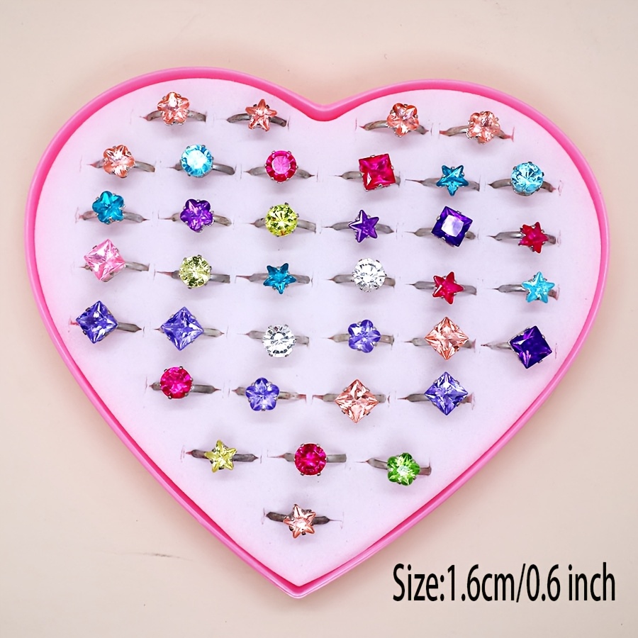 Image of 10pcs Set, Exquisite Sparkling Small Gift For Or Yourself, Suitable For Daily Wear For Teenager (random Send, ), For Teenager