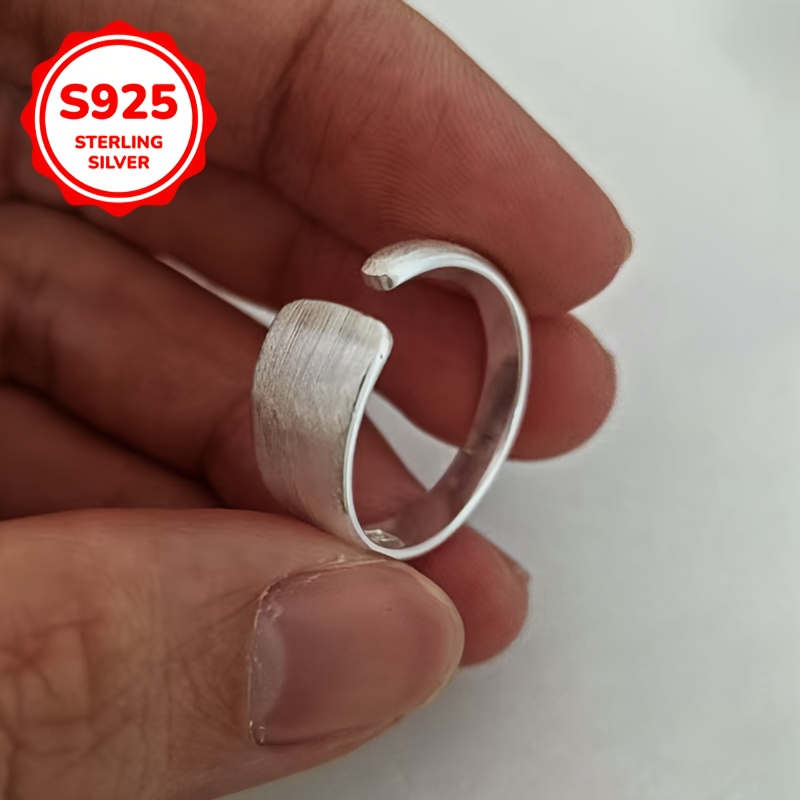 925 Silver Geometric Ring for Women's Daily Wear
