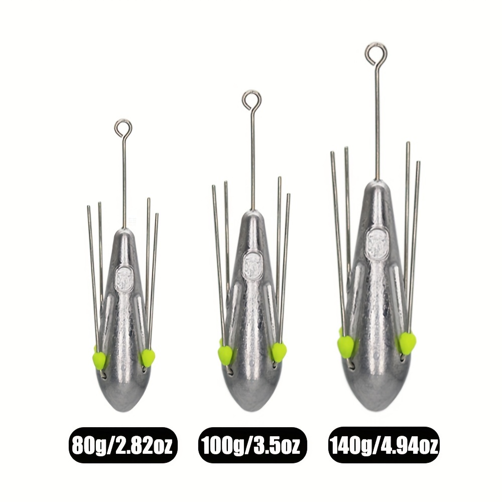 1pc/3pcs Sputnik Sinker Long Tail Fishing Weights Saltwater - Temu