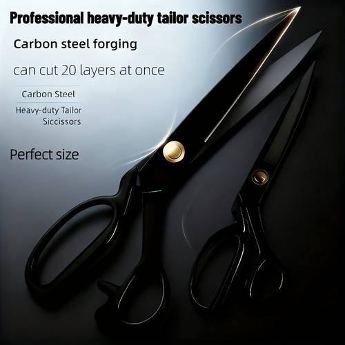 10inch carbon steel sharp heavy duty tailor scissors for fabric leather crafts ergonomic handles ideal sewing trimming office use the perfect christmas gift sewing supplies accessories