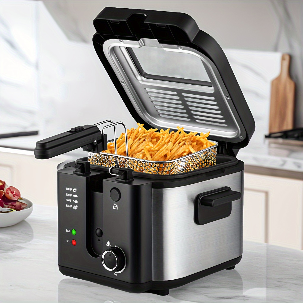 

Susteas , 1500w Fryers For Use , Removable Lid And 2.5l Pot To