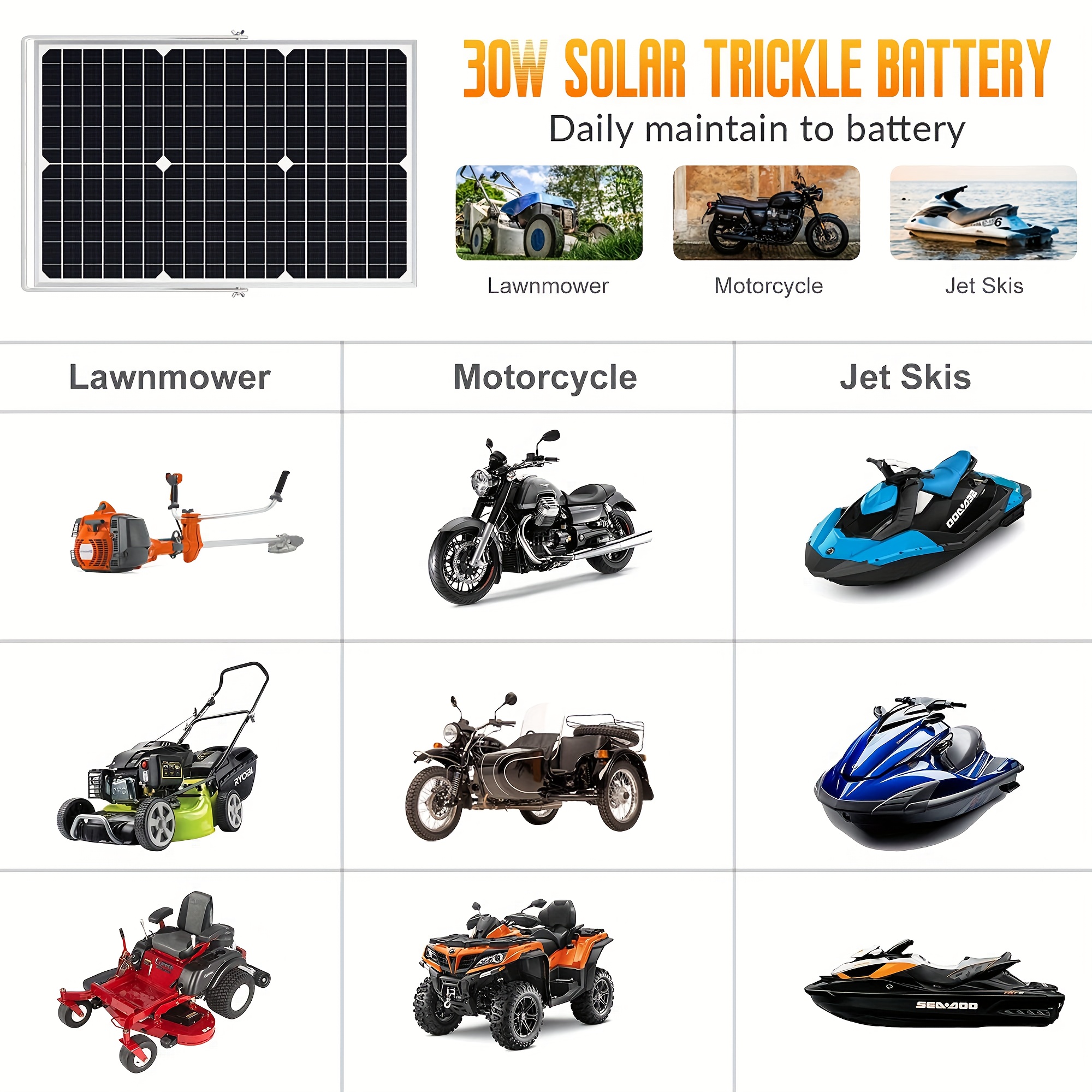 solar car 30w 12v battery charger portable solar battery charger and maintainer power bank solar panel for campers boats, portable solar charger, solar charger power bank for everything, solar phone   fast charge, solar panel portable, solar usb charger, outdoor  , boat battery maintainer, lightweight panel,  , highefficiency panel, reliable charging device, solar maintainer, boat owners,   Product details 7