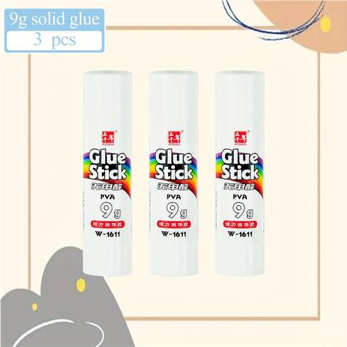 3/6/12pcs Formaldehyde-Free Strong Adhesive Sticks - Quick-Dry Solid Glue Bars, No Odor, for School, Office, Crafts, Scrapbooking, Planners - Compatible with Plastic, Paper, Fabric, Metal - (9g/15g/24g/36g) - Ideal for Students, Professionals, Home Use, Craft Supplies, Vibrant Packaging, Odorless Formula, Glue Stick, School Glue, School Adhesive Pencil, Glue Pencil For Notebook Cover, School Supplies, School Office Supplies