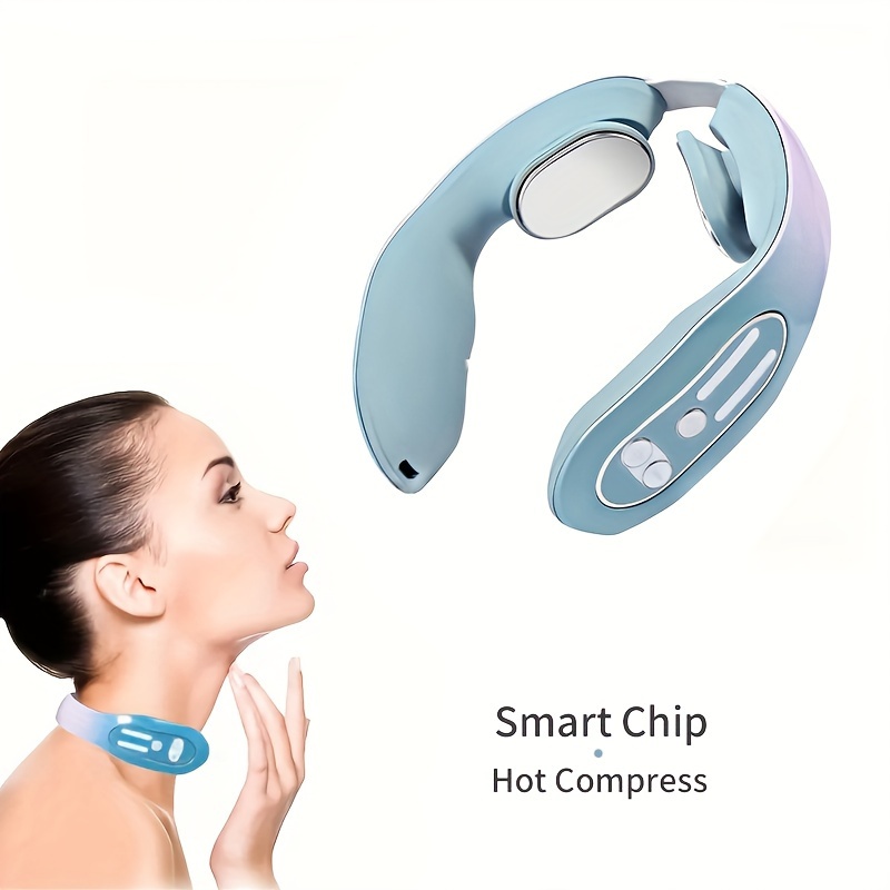 5D Mini Smart Neck Massager with Heat Wireless Deep Tissue