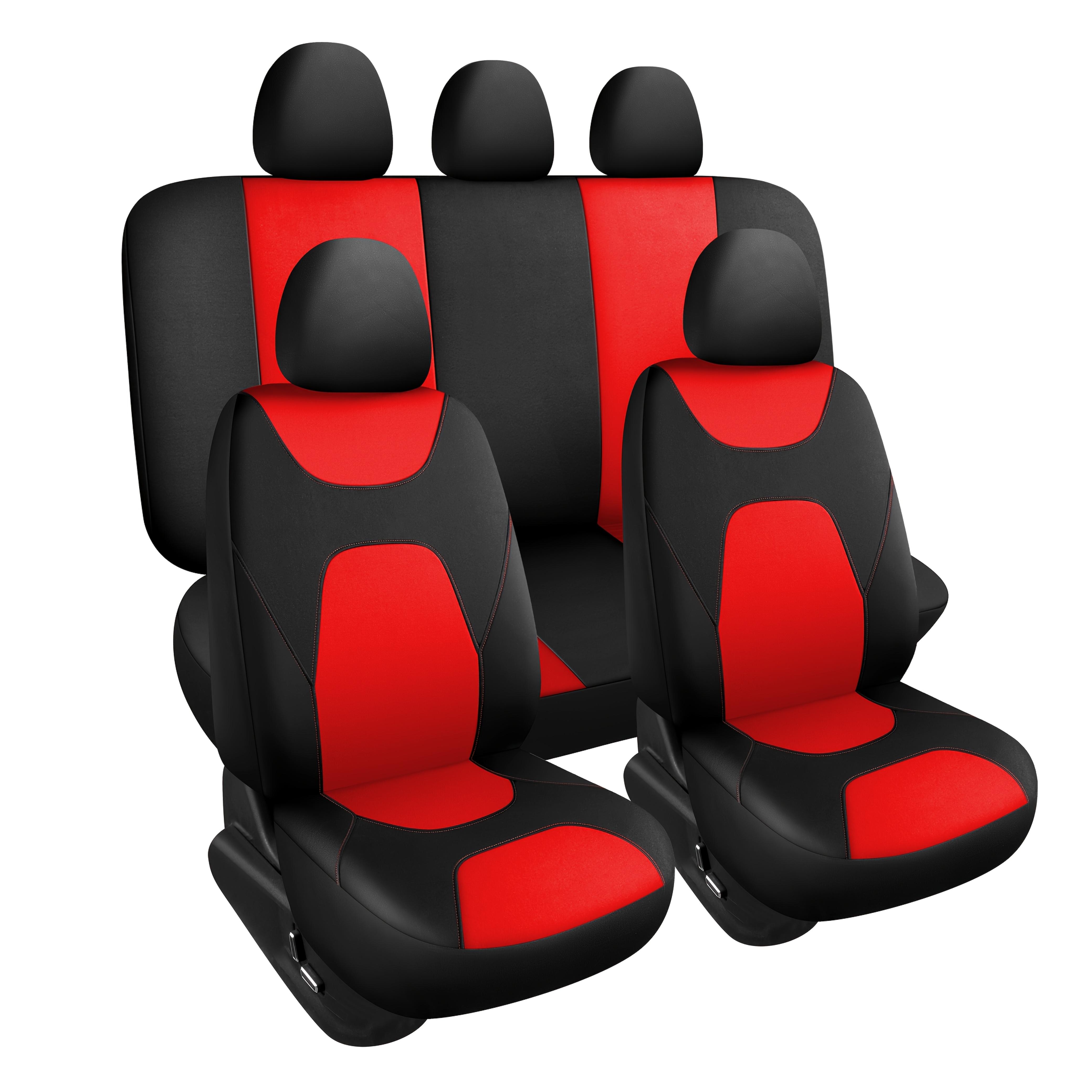 TEMU Interior With Our 5-seat Fabric Car Seat Covers-designed For And Long-lasting Protection.