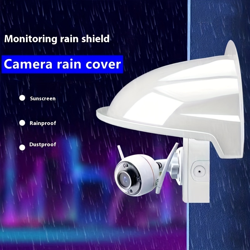 

Outdoor Camera Hood - Weatherproof, Sun & Dust Protection Cover For Bird's Nest/ring/arlo/dome/bullet Cameras - Durable Abs Material With Easy Installation