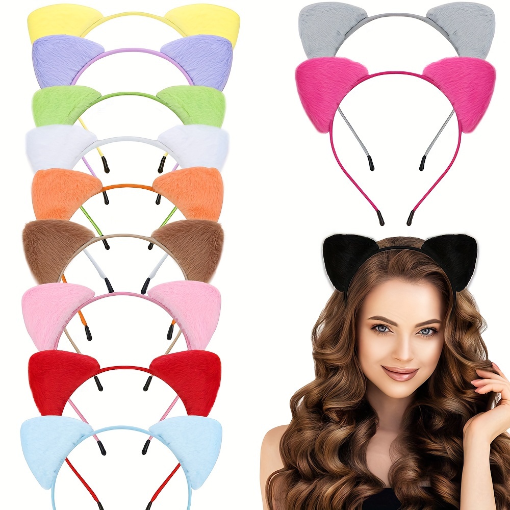 

1/6/12/15pcs Cat Headband Dressing Accessories