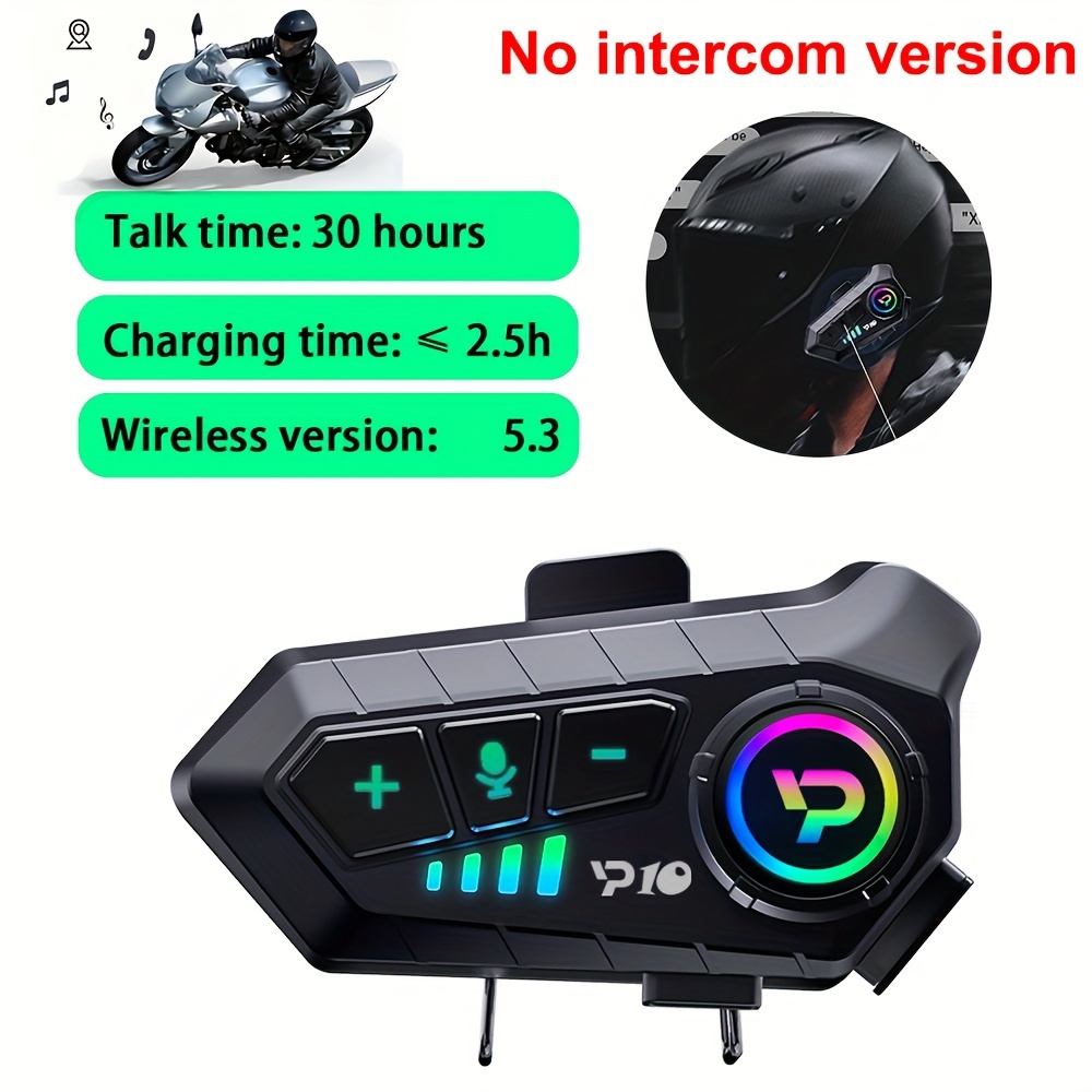 Motorcycle Helmet Headphones, Riding Earbuds, Music Player Motorbike  Bluetooth Wireless Stereo, Motorcycle Headphones, Motorcycle Accessories  for