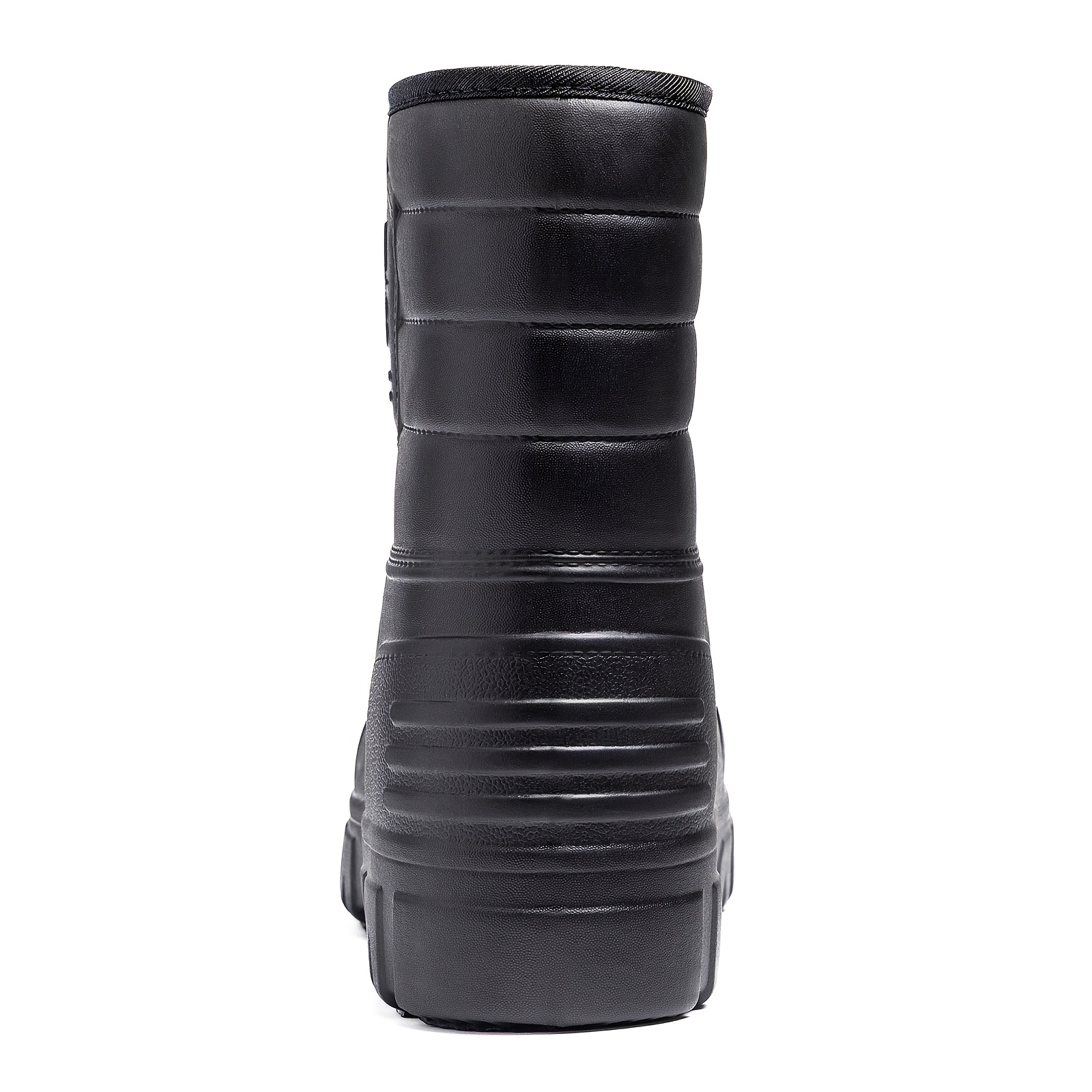 Men's Quilted Mid-Calf Snow Boots for Cold Weather