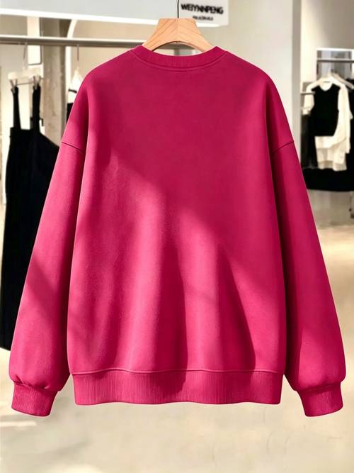 sweat à col rond automne hiver pour femmes. je travaille dur pour offrir à mon beagle une vie meilleure. tissu confortable, vêtement décontracté, , vêtement .