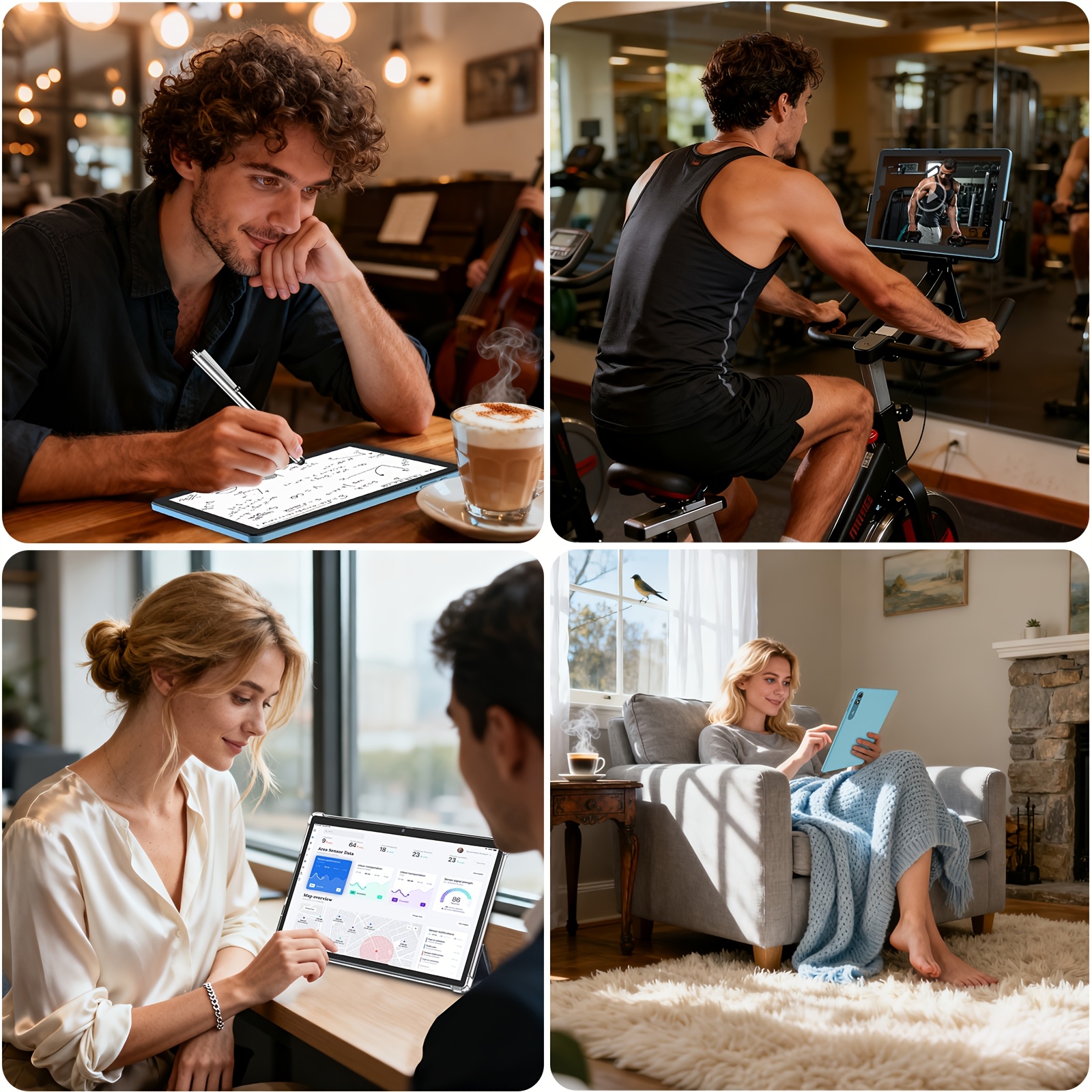 New Tablet PC, 24GB(4GB+20GB) RAM, 128GB ROM + 1TB Expansion Support, 1280x800 IPS, 5G WiFi, Large Screen Tablet (without Sd Card&adapter), Valentine's Day Gift, Optional Versions: [Tablet with Keyboard, Mouse, Stand Case, Stylus]/[ Tablet ONLY]