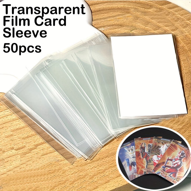 50 transparent photo card sleeves 3 inch small card - Temu Colombia