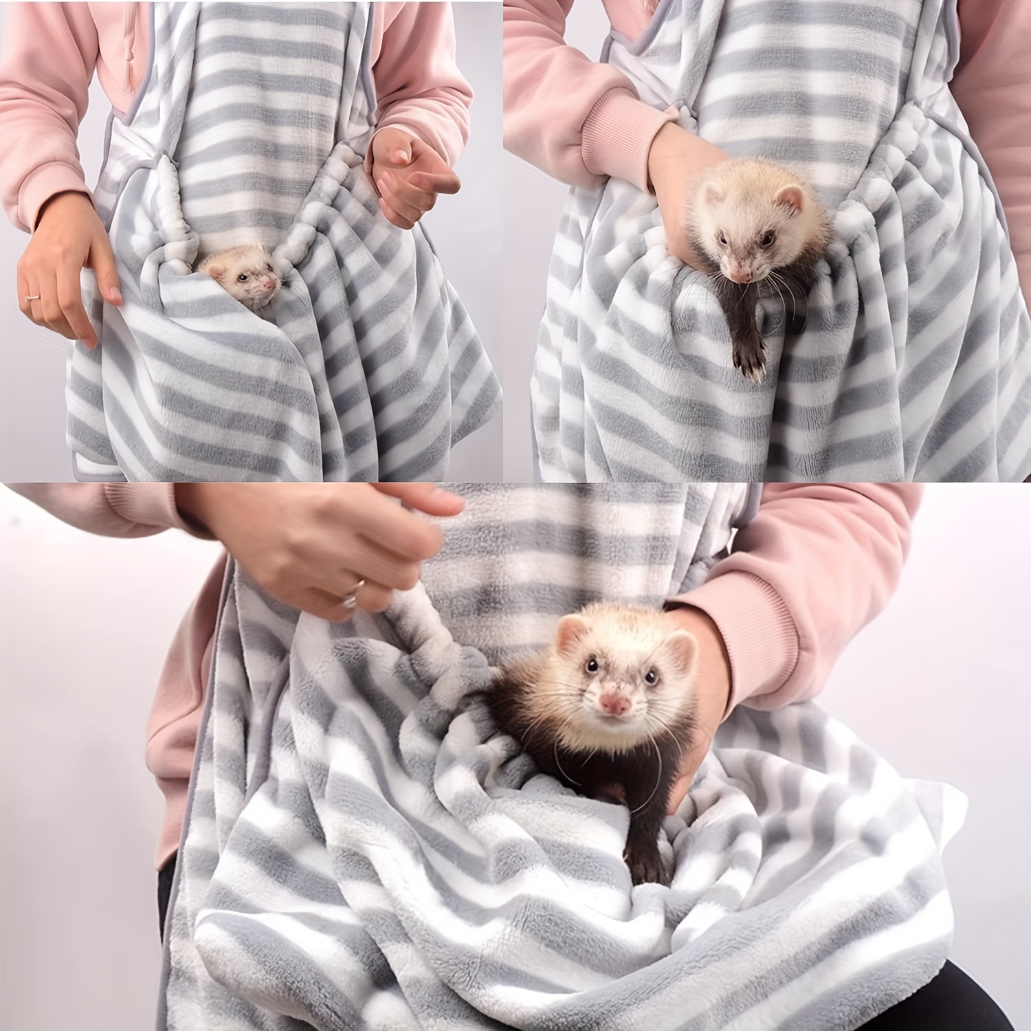 Soft And Breathable Small Pet Handbag with Suspenders, Designed for Hands-Free Use, Suitable for Small Dogs, Cats, Ferrets, And Rabbits