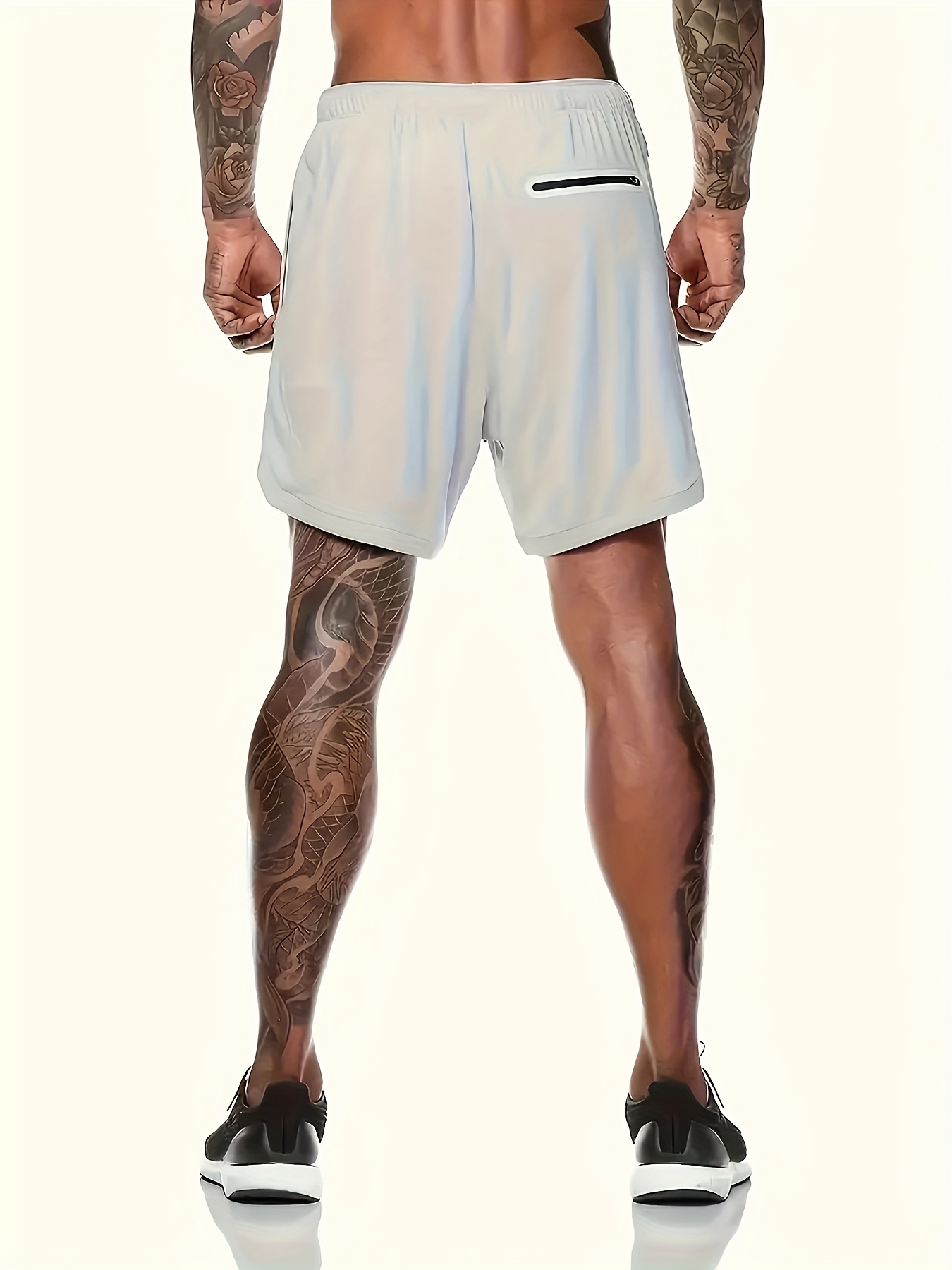 Men'S Fast-Drying Dual-Purpose Athletic Shorts, Ideal for Training And Comfortable Night Runs