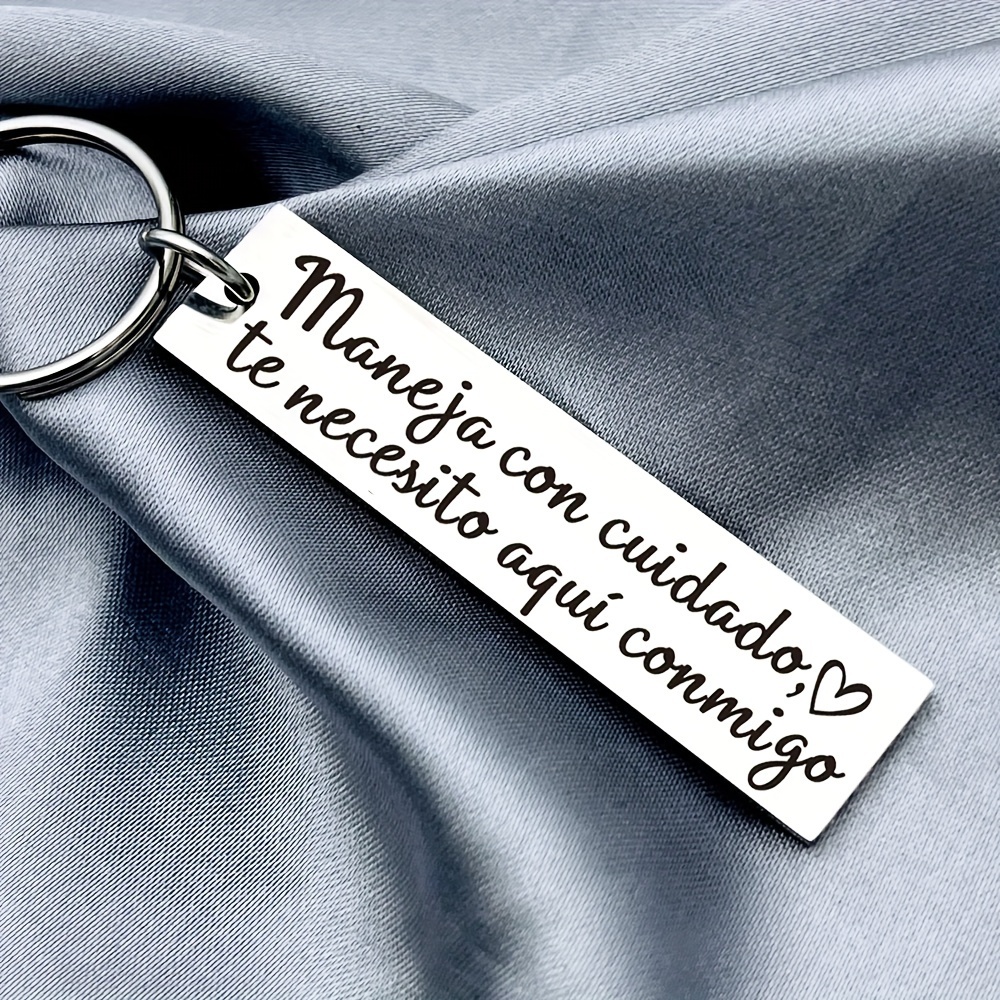 

Steel Keychain - For , & | For Birthdays, Christmas & Anniversaries