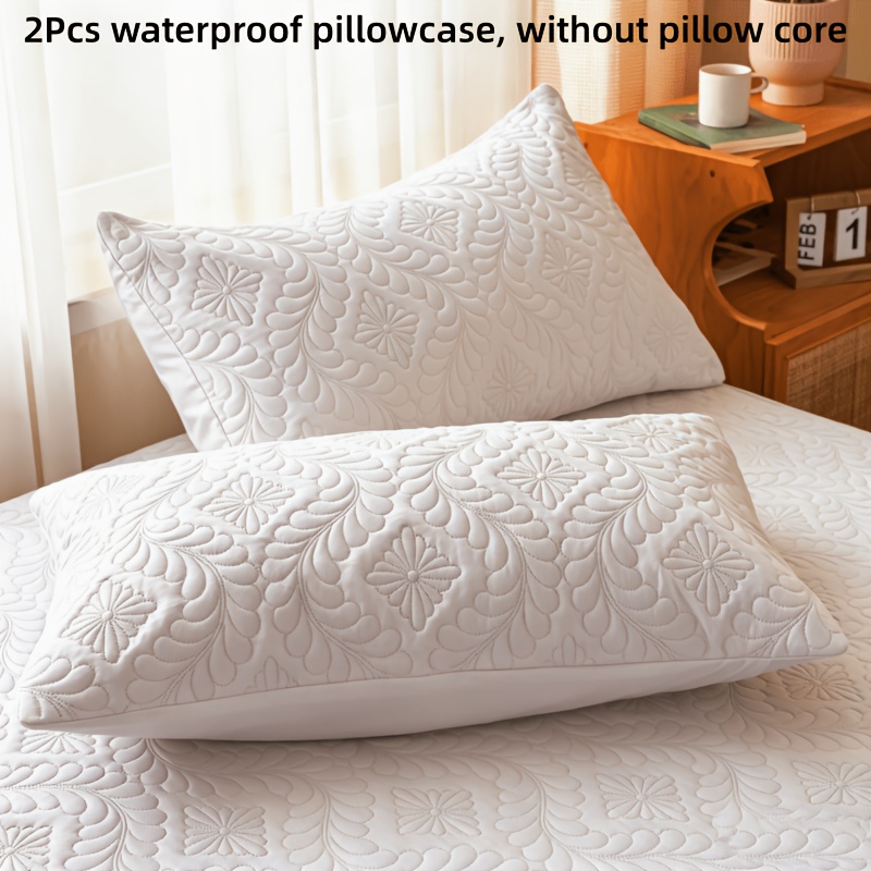 TEMU 2pcs Pillowcases, Pillow Core Outer Covers, Comfortable And Soft Machine Washable Pillow Protectors For Family Dormitories And Bedrooms