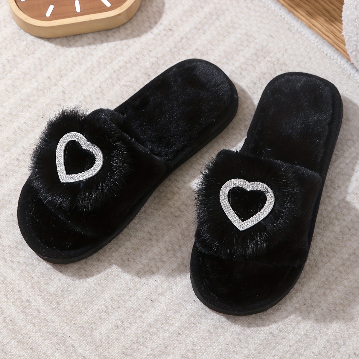 Image of -shaped Fashion Open-toe Slide Sandals For Women, Indoor Floor Slippers For , Women Shoes