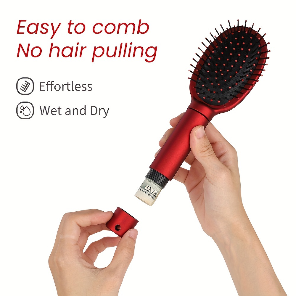 

Diversion Safe Hair Brush, Hide Money Jewelry, Functions As An Authentic Brush, Perfect For Travel Or At Home