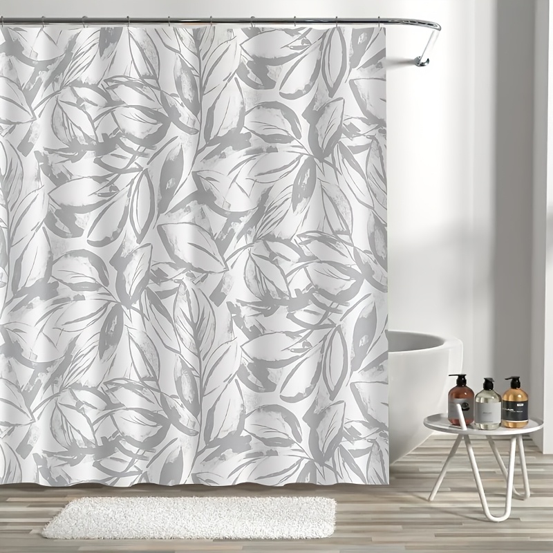 TEMU 2d Flat, 1pcjit Pattern Shower Curtain With Hook, Washable Shower Curtain, Bathroom Partition, Bathroom Accessories, Bathroom Partition,