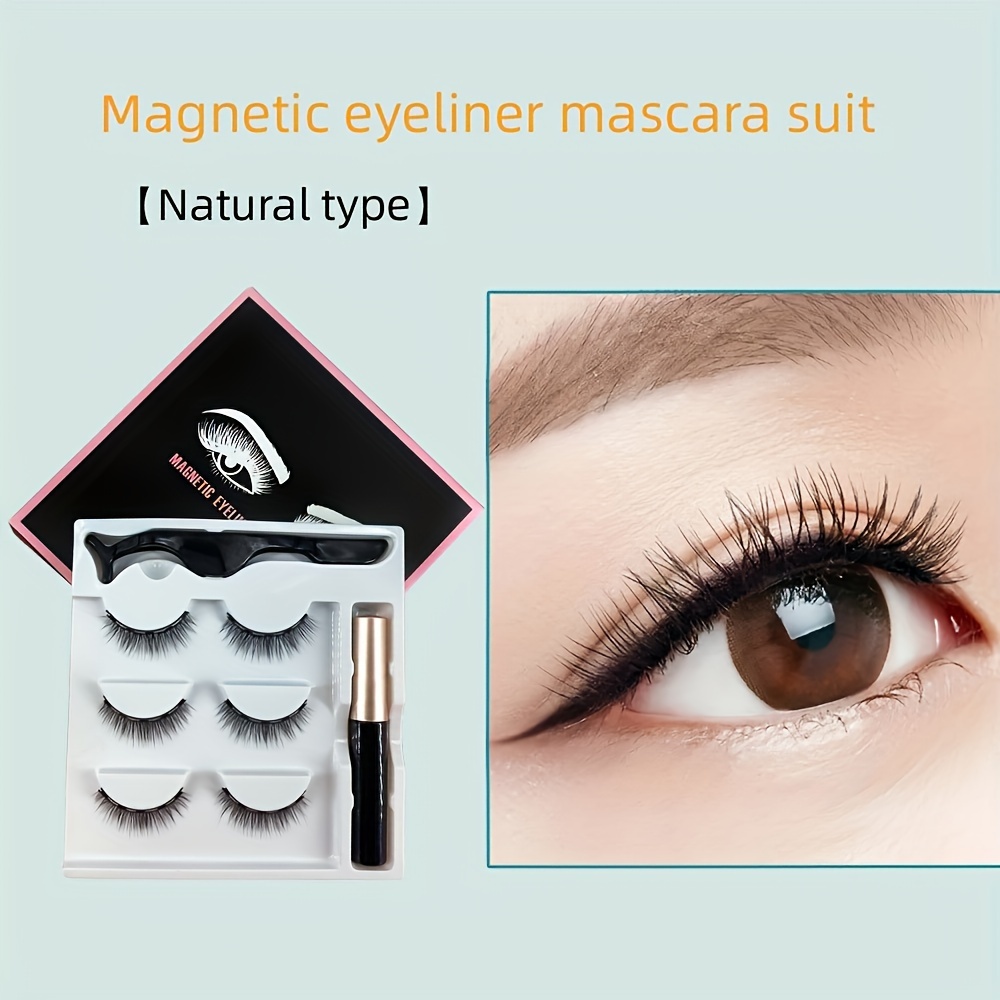 High-quality Magnetic Eyeliner False Eyelashes, Reusable