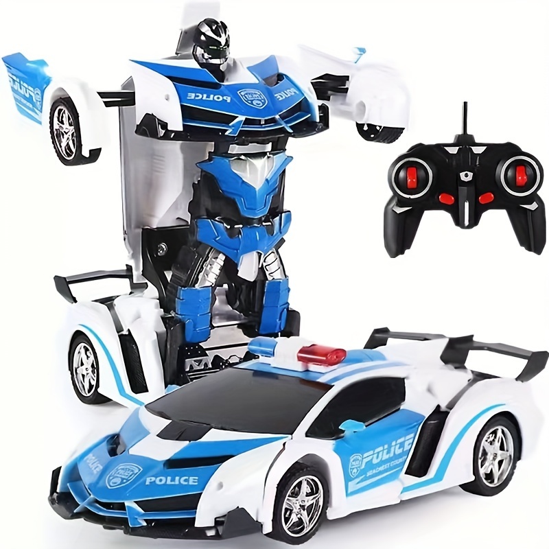 

Transformable Robot Remote Control Car With 360° , Lights - Sports Toy For & Boys, Perfect Gift For Halloween & Christmas