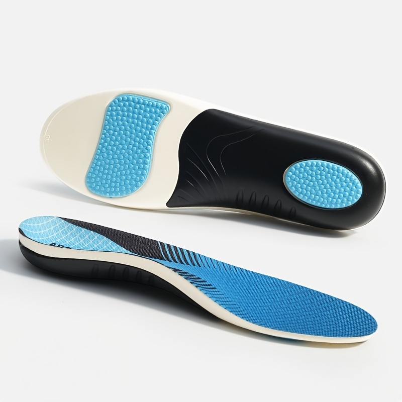 TEMU Arch Support Insoles For - Soft Pu Material, High Elasticity Shock Absorption, Sports Shoes, Work Boots, Casual Shoes, Insoles Standing All Day,