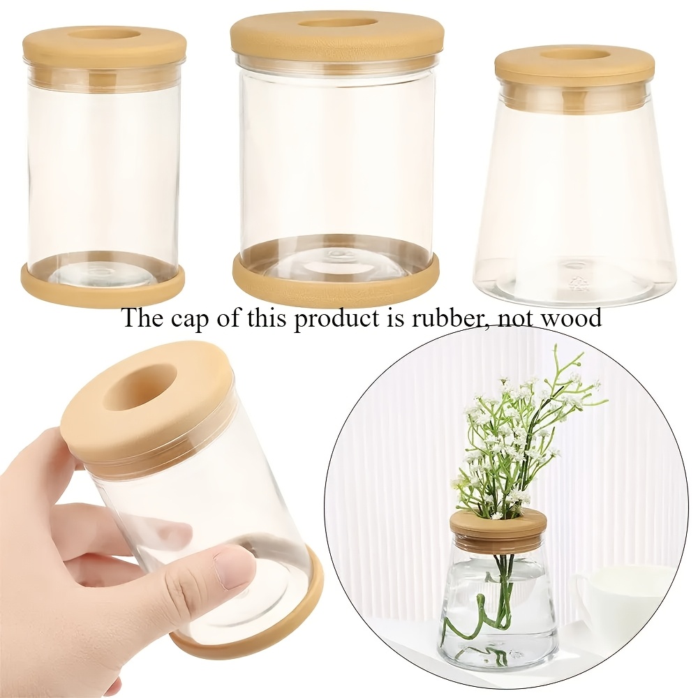 

3pcs Lazy Transparent Flower Pot Hydroponics Automatic Water Intake Plastic Flower Pot Groundless Plants Pot Flower Containers - No Electricity Required, Made Of Plastic, No Battery Included