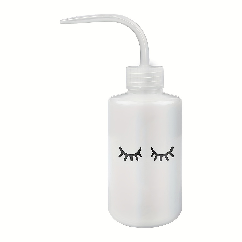 TEMU Single Washing Designed For Eyelash Extensions, Ideal For Cleaning Eyelashes And As A Tool For Makeup Application. Features A Curved Nozzle And