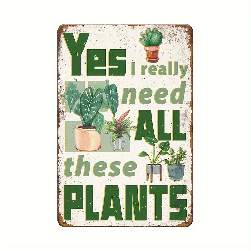 

Ineed Metal Tin 8x12 - 'yes, I All ' Humorous For , Kitchen,