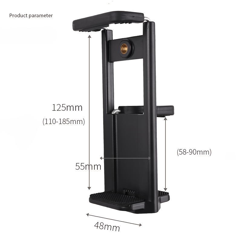 Universal 2-in-1 Tripod Clamp Mount Holder for Phones & Tablets