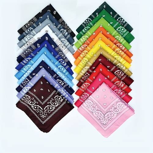 22pcs bandanas multi purpose party outdoor favor scarf headband handkerchiefs for unisex women men